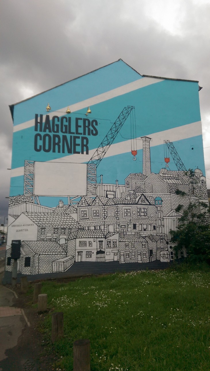 Jo Peel's Haggler's Corner Mural